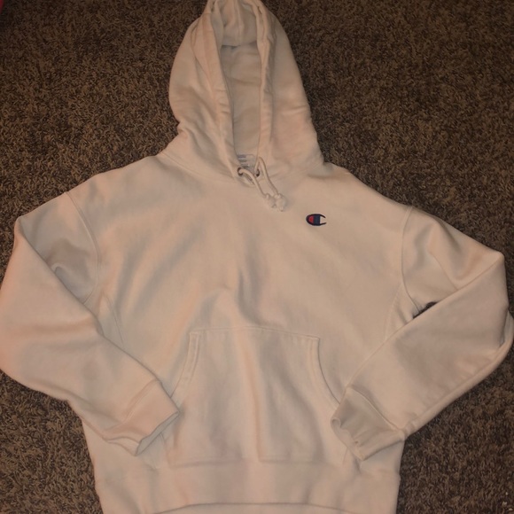 Champion Other - GIRLS MEDIUM WHITE CHAMPION HOODIE